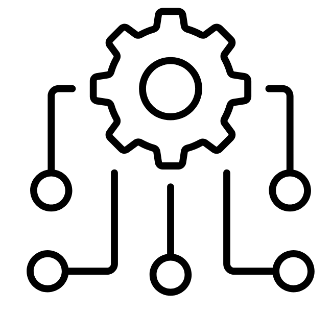 AI integration into operations Icon