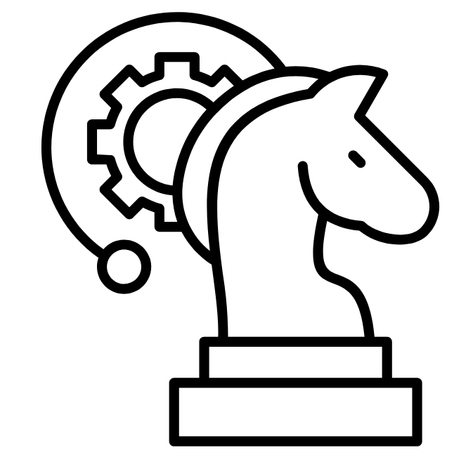 AI strategy alignment Icon